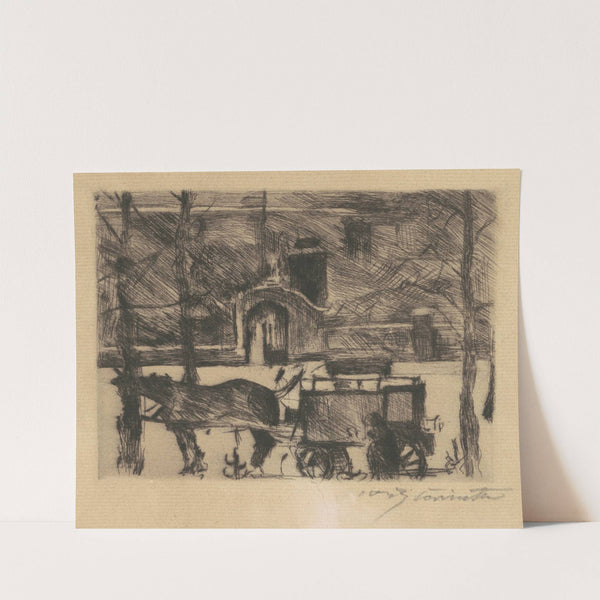 Milchwagen (Milk Wagon) (1916) by Lovis Corinth