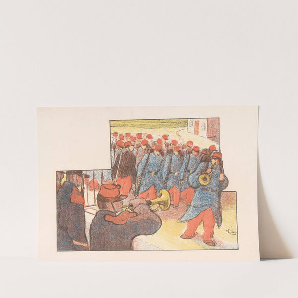 Militaire parade (1892 - 1893) by Henri-Gabriel Ibels