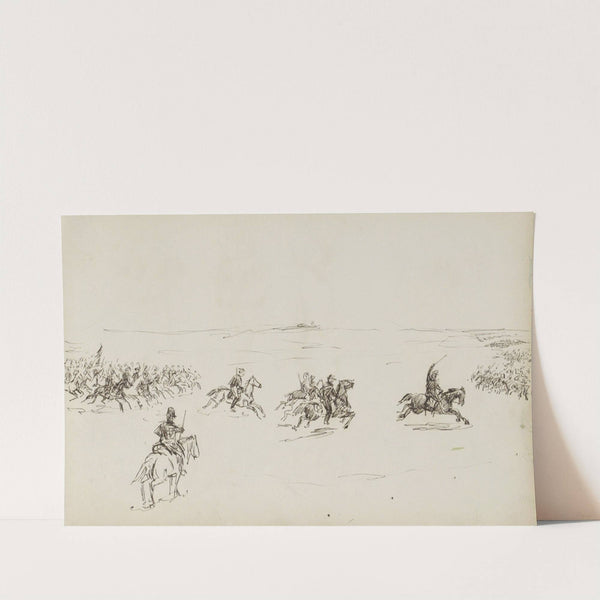 Militaire slag (1880) by Marius Bauer