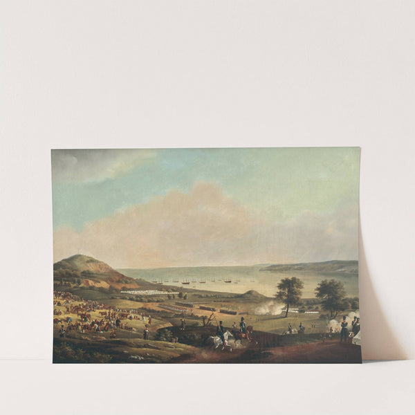 Militärlager in der Bucht von Sewastopol während des Türkisch-Russischen Krieges (1853 bis 1856) auf der Halbinsel Krim by Nikolay Sauerweid
