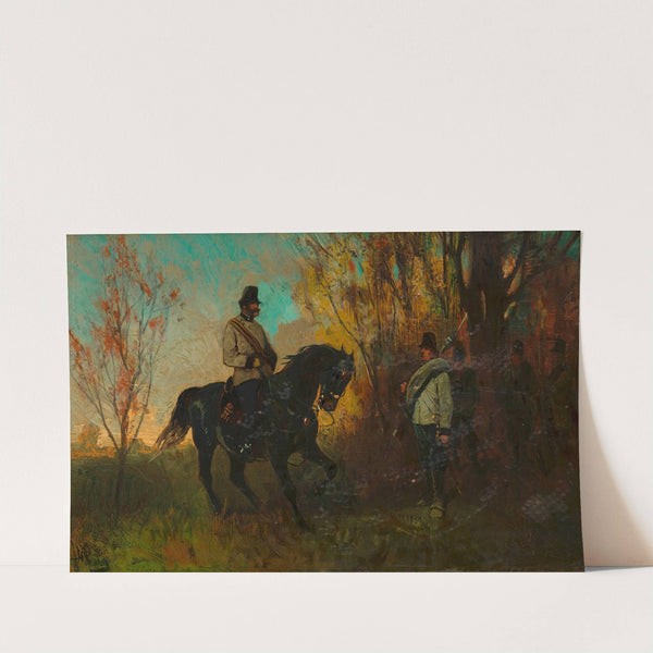 Militärpartrouille 1866 (ca. 1866) by Karl von Blaas