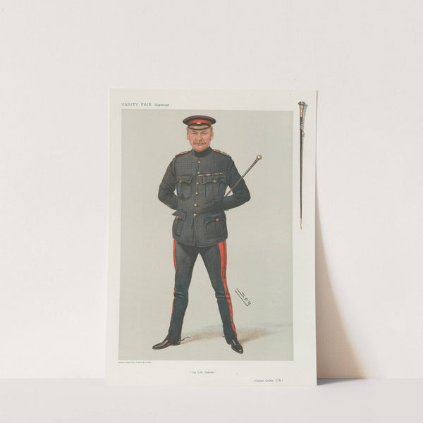 Military and Navy; ‘1st Life Guards’, Colonel Calley, October 3, 1906 (1906) by Leslie Matthew Ward