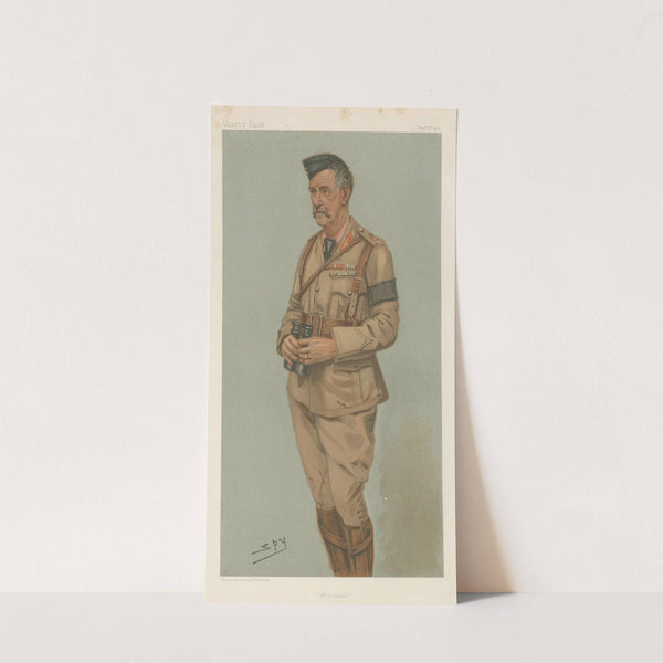 Military and Navy; ‘4th Division’, General the Hon. Neville Gerald Lyttelton, September 5, 1901 (1901) by Leslie Matthew Ward