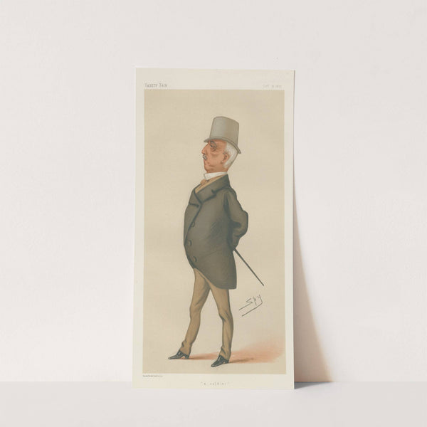 Military and Navy; ‘A Soldier’, General Lord George Augustus Frederick Paget, October 13, 1877 (1877) by Leslie Matthew Ward