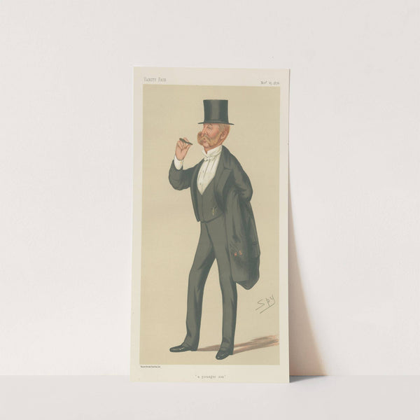 Military and Navy; ‘A Younger Son’, Colonel Charles Napier Sturt, November 25, 1876 (1876) by Leslie Matthew Ward