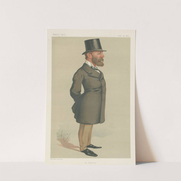 Military and Navy; ‘An Admiral’, Real Admiral Lord John Hay, October 23, 1875 (1875) by Carlo Pellegrini