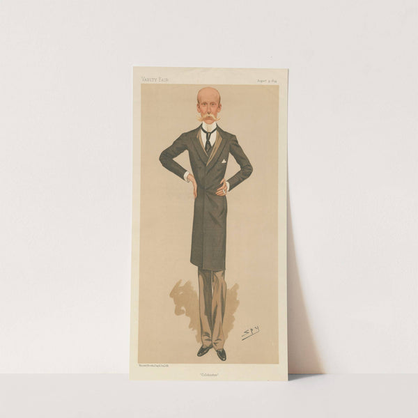 Military and Navy; ‘Colchester’, Captain Herbert Scarisbrick Naylor Leyland, August 9, 1894 (1894) by Leslie Matthew Ward