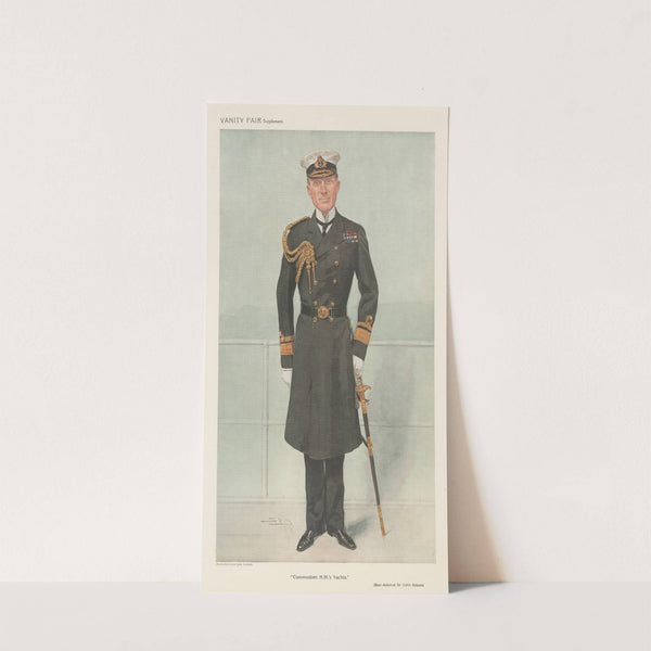 Military and Navy; ‘Commodore H.M.’s Yachts’, Rear Admiral Sir Colin Keppel (1909) by Leslie Matthew Ward