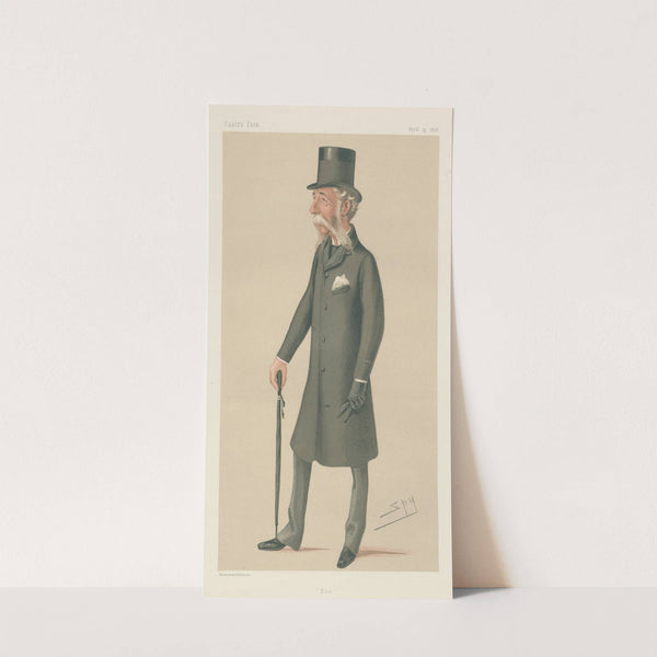 Military and Navy; ‘Dan’, Major General Sir Daniel Lysons, April 13, 1878 (1878) by Leslie Matthew Ward