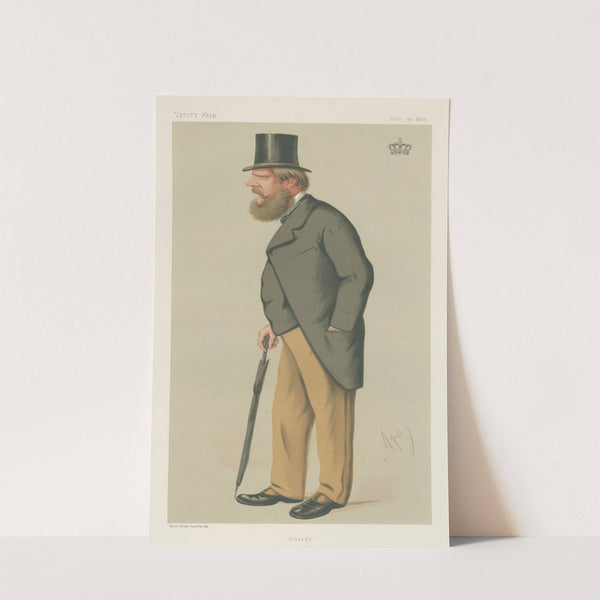 Military and Navy; ‘Guards’, Prince Edward of Saxe-Weimar, October 30, 1875 (1875) by Carlo Pellegrini