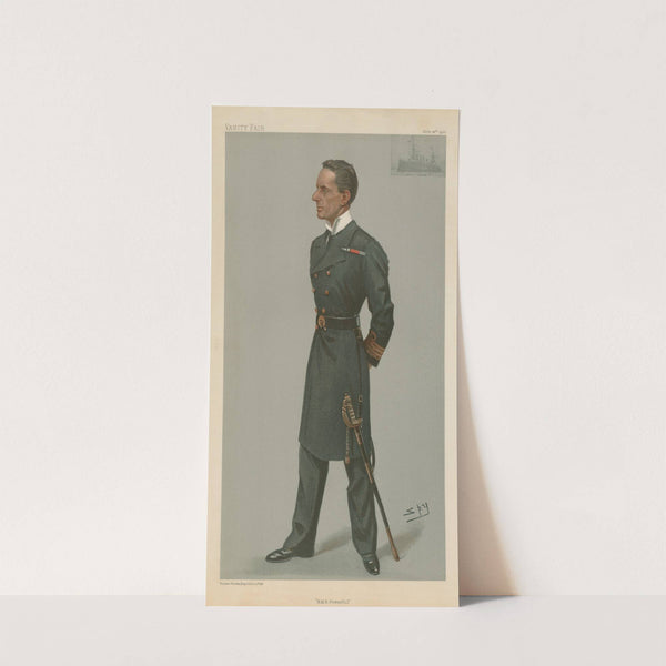 Military and Navy; ‘H.M.S. Powerful’, Hon. Captain Hedworth Lambton, June 28, 1900 (1900) by Leslie Matthew Ward