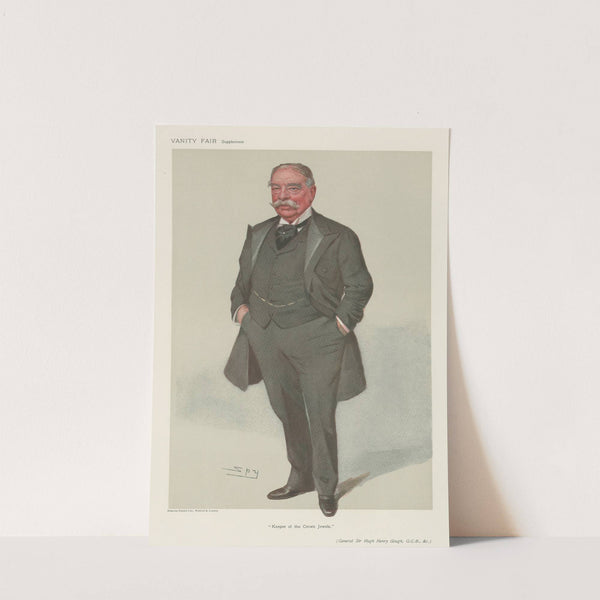 Military and Navy; ‘Keeper of the Crown Jewels’, General Sir Hugh Henry Gough, February 15, 1906 (1906) by Leslie Matthew Ward