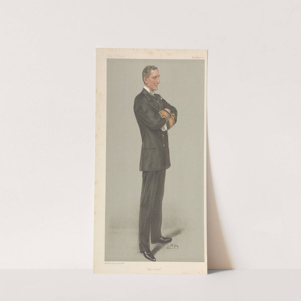 Military and Navy; ‘Navy Control’, Rear-Admiral William Henry May, March 26, 1903 (1903) by Leslie Matthew Ward