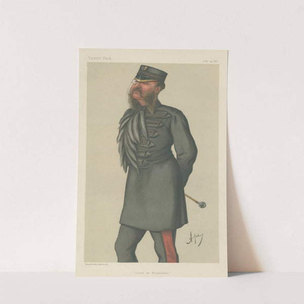 Military and Navy; ‘Order at Wimbledon’, Colonel Lewis Guy Phillips, July 24, 1880 (1880) by Carlo Pellegrini