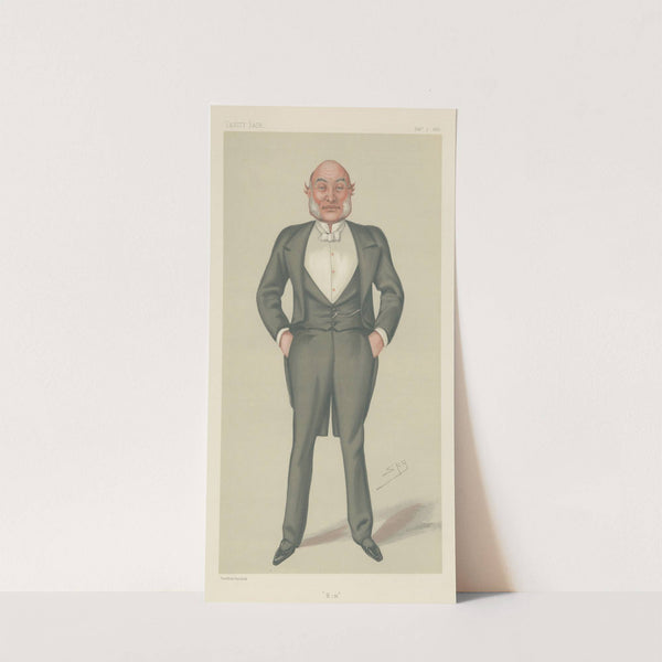 Military and Navy; ‘Rim’, Vice-Admiral Sir Reginald John MacDonald, February 7, 1880 (1880) by Leslie Matthew Ward