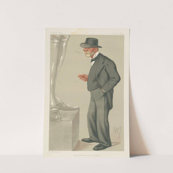 Military and Navy; ‘Sailor, Politician and Sculptor’, Admiral the Right Hon. Lord Clarence Paget, December 25, 1875 (1875) by Carlo Pellegrini