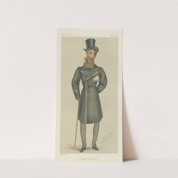 Military and Navy; ‘Second in Zululand’, Major-General Henry Hope Crealock, March 16, 1879 (1879) by Leslie Matthew Ward