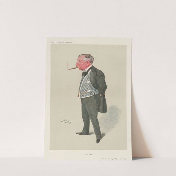 Military and Navy; ‘Sir Hugh’, Major General Sir Hugh McCalmont, May 10, 1906 (1906) by Leslie Matthew Ward