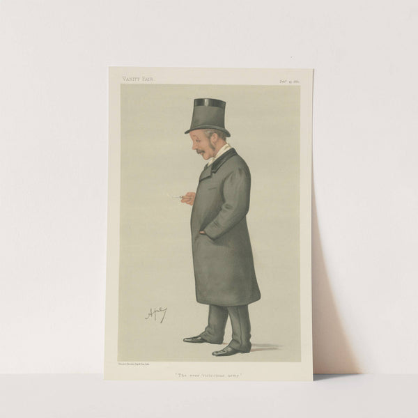 Military and Navy; ‘The Ever Victorious Army’, Lt. Colonel Charles George Gordon, February 19, 1881 (1881) by Carlo Pellegrini