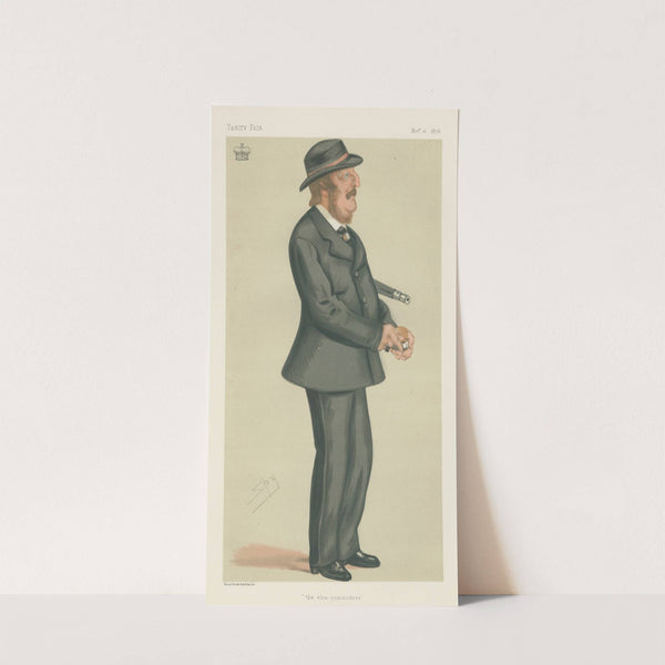 Military and Navy; ‘The Vice-Commodore’, The Marquess of Londonderry, November 11, 1876 (1876) by Leslie Matthew Ward