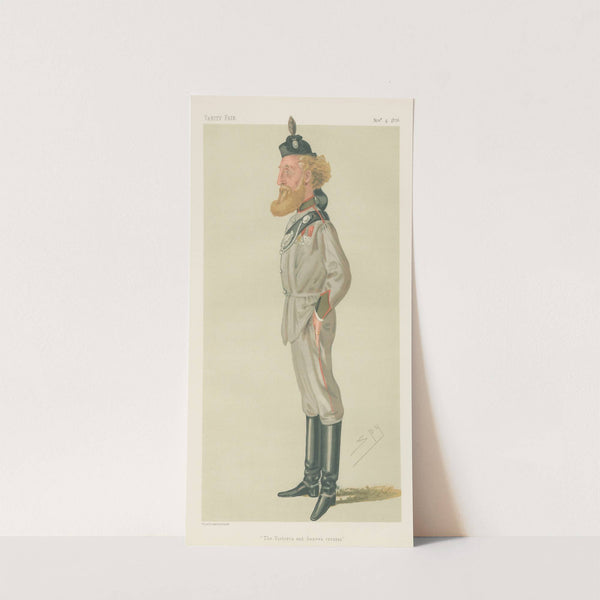 Military and Navy; ‘The Victoria and Geneva Crosses’, Colonel Robert James Lloyd Lindsay, November 4, 1876 (1876) by Leslie Matthew Ward