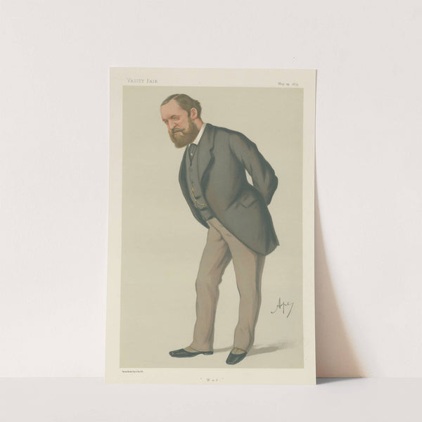 Military and Navy; ‘War’, The Right Hon. Frederick Arthur Stanley, May 24, 1879 (1879) by Carlo Pellegrini