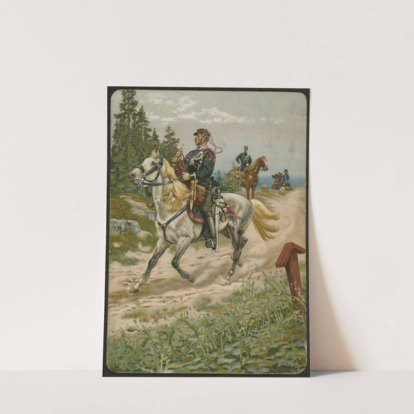 Military motif by Andreas Bloch