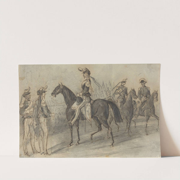 Military Parade by Constantin Guys