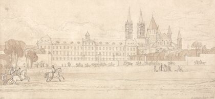 Military School and Abbey Church of St Stephen at Caen (1818)