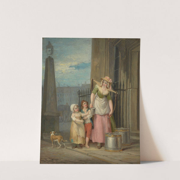 Milk Below Maids, from the Cries of London Series (179) by Francis Wheatley