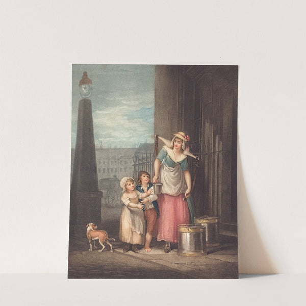 Milk Below Maids by Luigi Schiavonetti