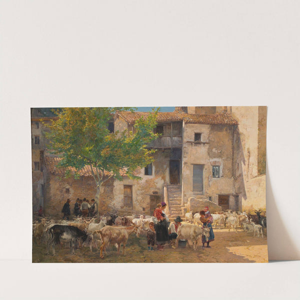 Milking time in Antícoli Corrado by Mariano Barbasán