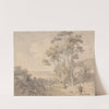 Milkmaid and Dog in a Landscape by Edward Dayes