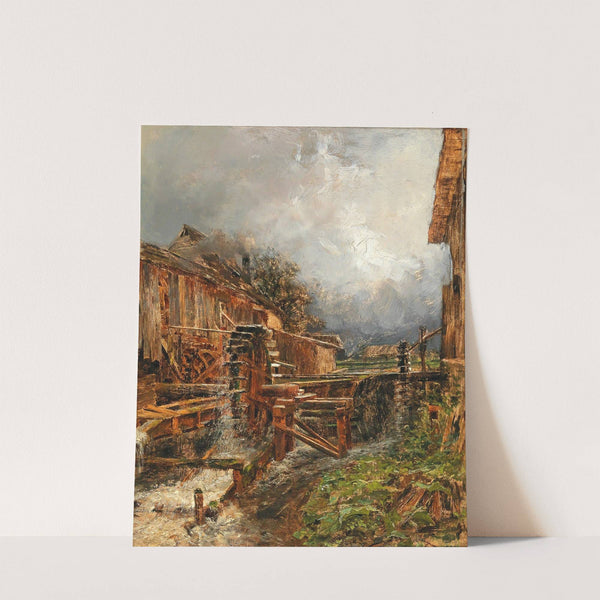 Mill at Goisern by Olga Wisinger-Florian