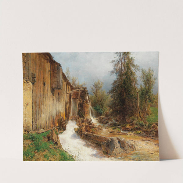 Mill at Spital-Pyhrn by Eduard Peithner von Lichtenfels
