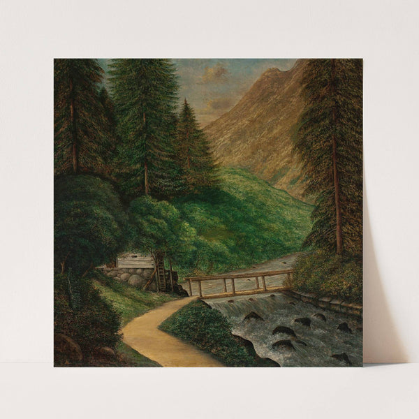 Mill in Ansee by Cyprian Lachnicki