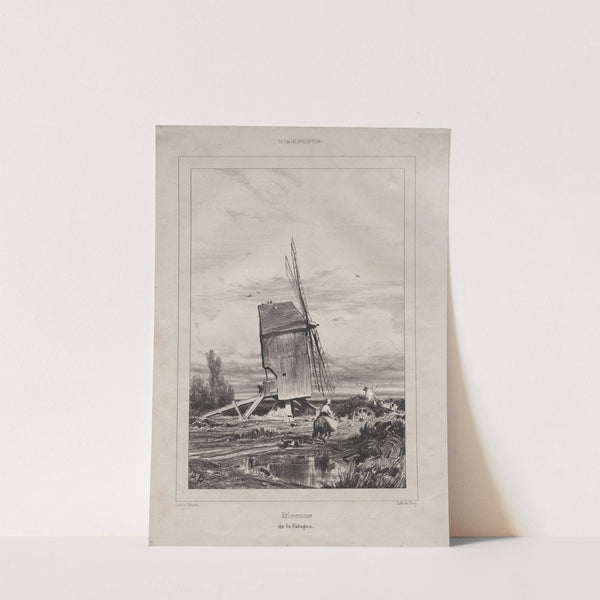 Mill in the Sologne, France (1835) by Jules Dupré