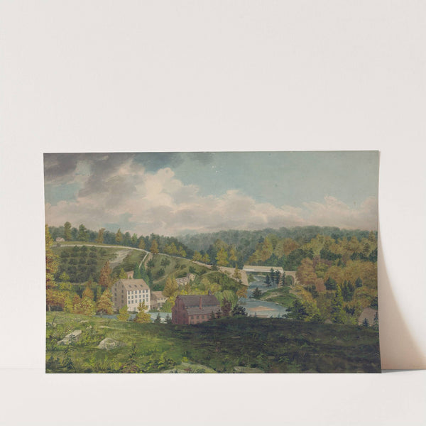 Mill on the Brandywine, Delaware by John Rubens Smith