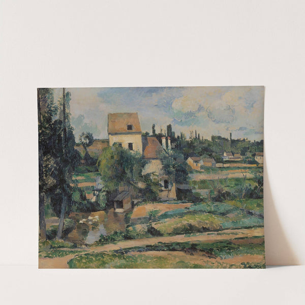 Mill on the Couleuvre at Pontoise (1881) by Paul Cézanne