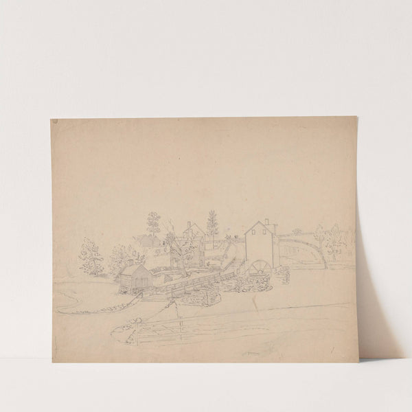 Mill River bridge by John Rubens Smith