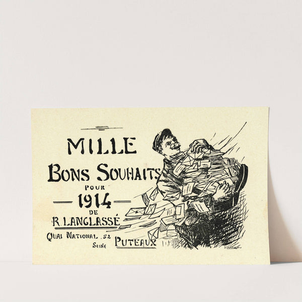 Mille bons souhaits (1914) by J. Lanc-La