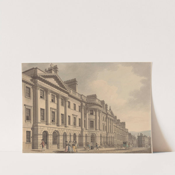 Milsom Street in Bath by Thomas Malton