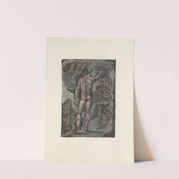 Milton, a poem in 2 books Pl.01 (19th century) by William Blake