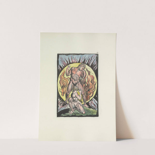 Milton, a poem in 2 books Pl.21 (19th century) by William Blake