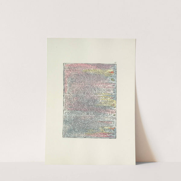 Milton, a poem in 2 books Pl.27 (19th century) by William Blake