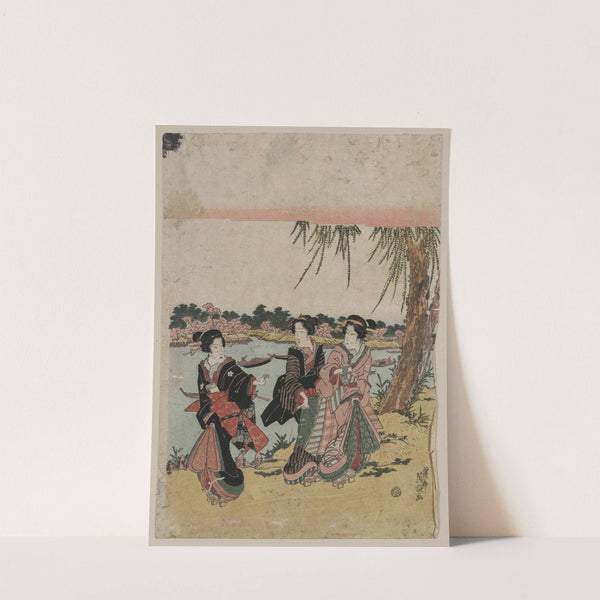 Mimeguri no hanami (1818) by Keisai Eisen