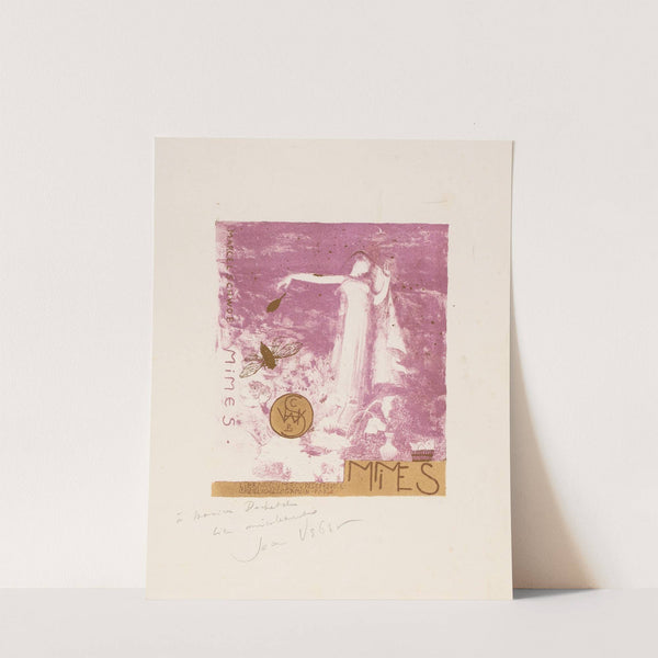 Mimes – illustration pour la couverture du livre de Marcel Schwob (1894) by Jean Veber