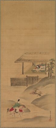 Minamoto no Nakakuni Visits Lady Kogō 2 (late 1600s)