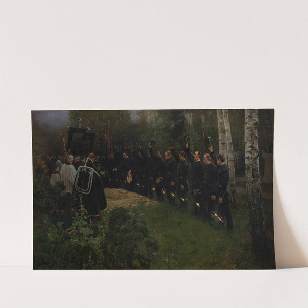 Miner's Funeral by Piotr Stachiewicz