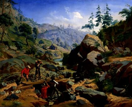 Miners In The Sierras — size preview